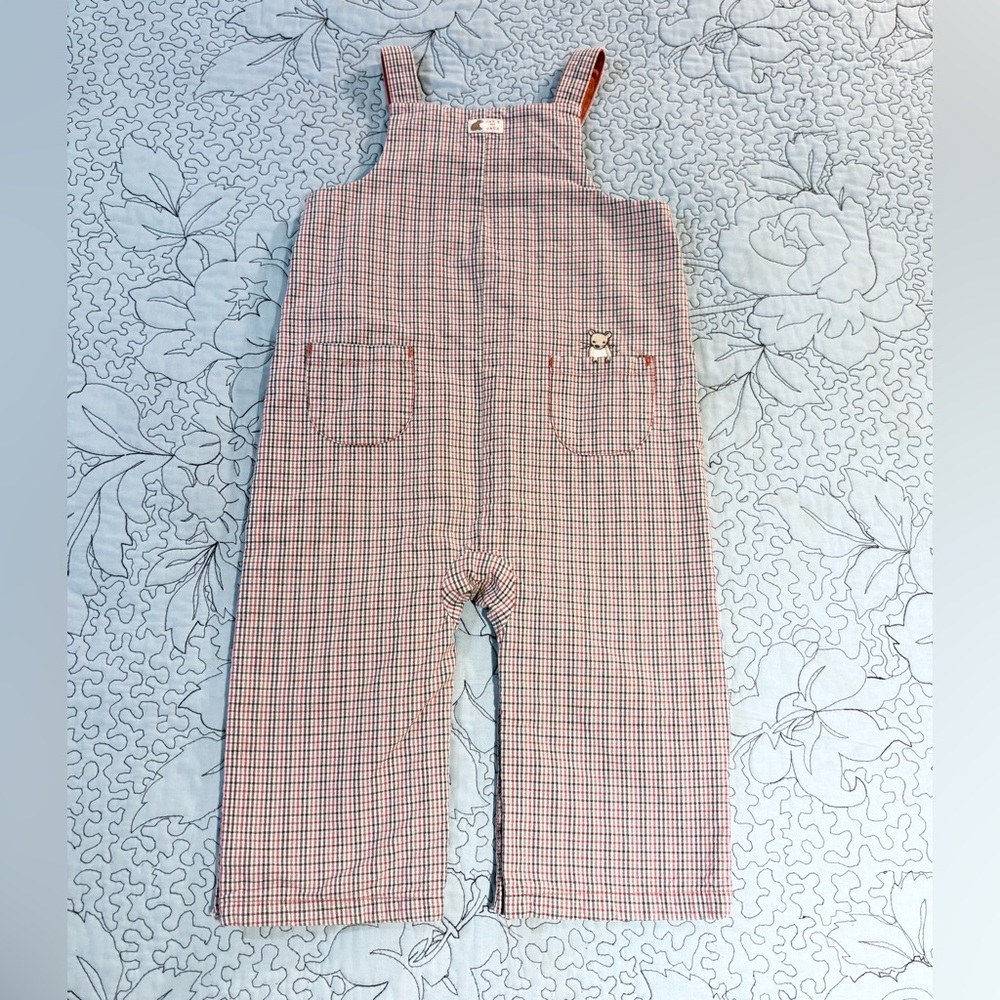 JANIE AND JACK Fall Layette Bear Motif 2-Piece Outfit Set Rust Tan 6–12 Months💛 - Picture 5 of 15